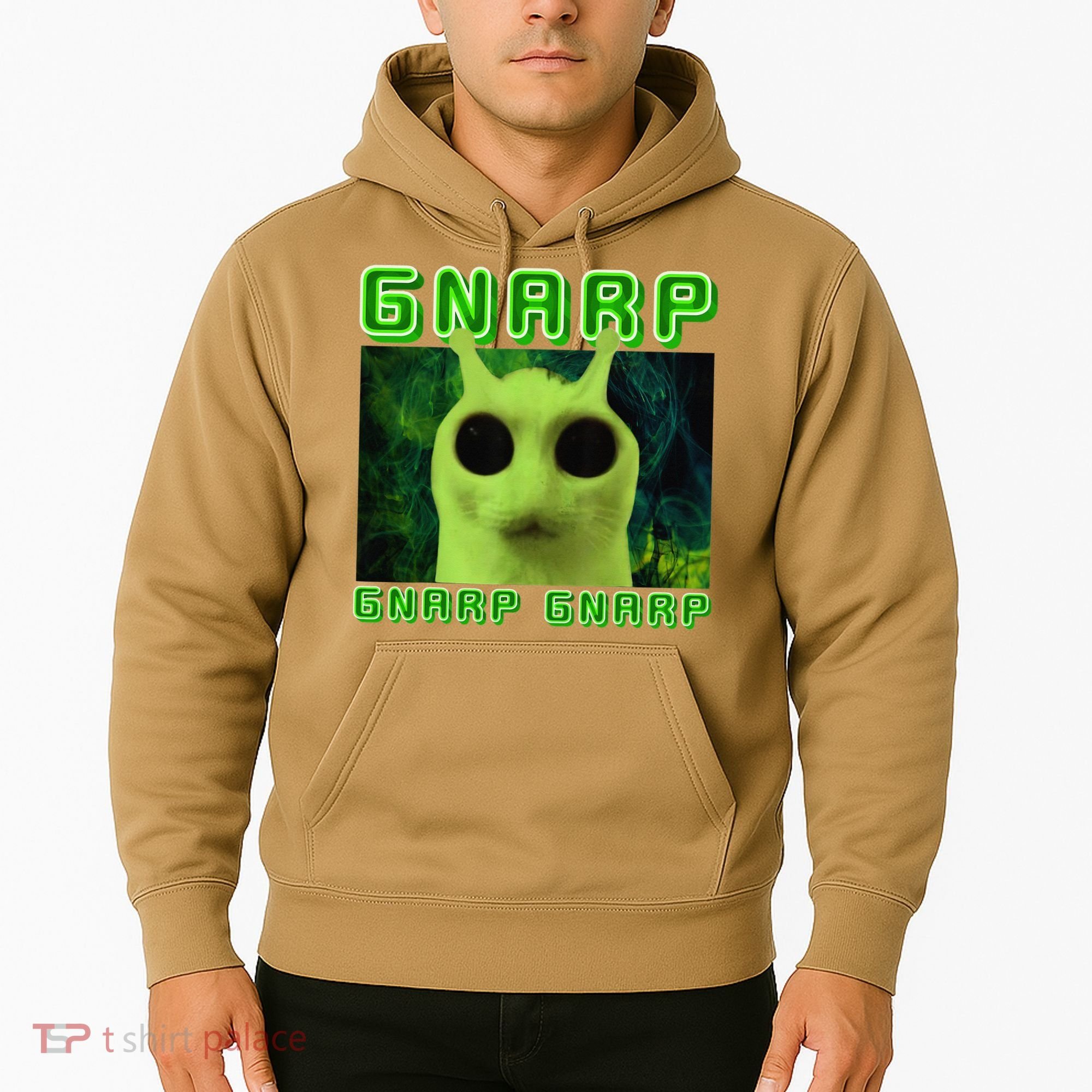 Gnarp Gnarp Cat Silly Alien Meme Cat Meme Brainrot Memes Hoodie