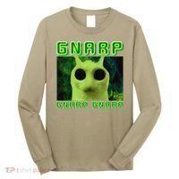 Gnarp Gnarp Cat Silly Alien Meme Cat Meme Brainrot Memes Long Sleeve Shirt thumb 0