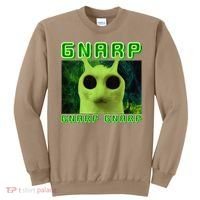 Gnarp Gnarp Cat Silly Alien Meme Cat Meme Brainrot Memes Sweatshirt thumb 0