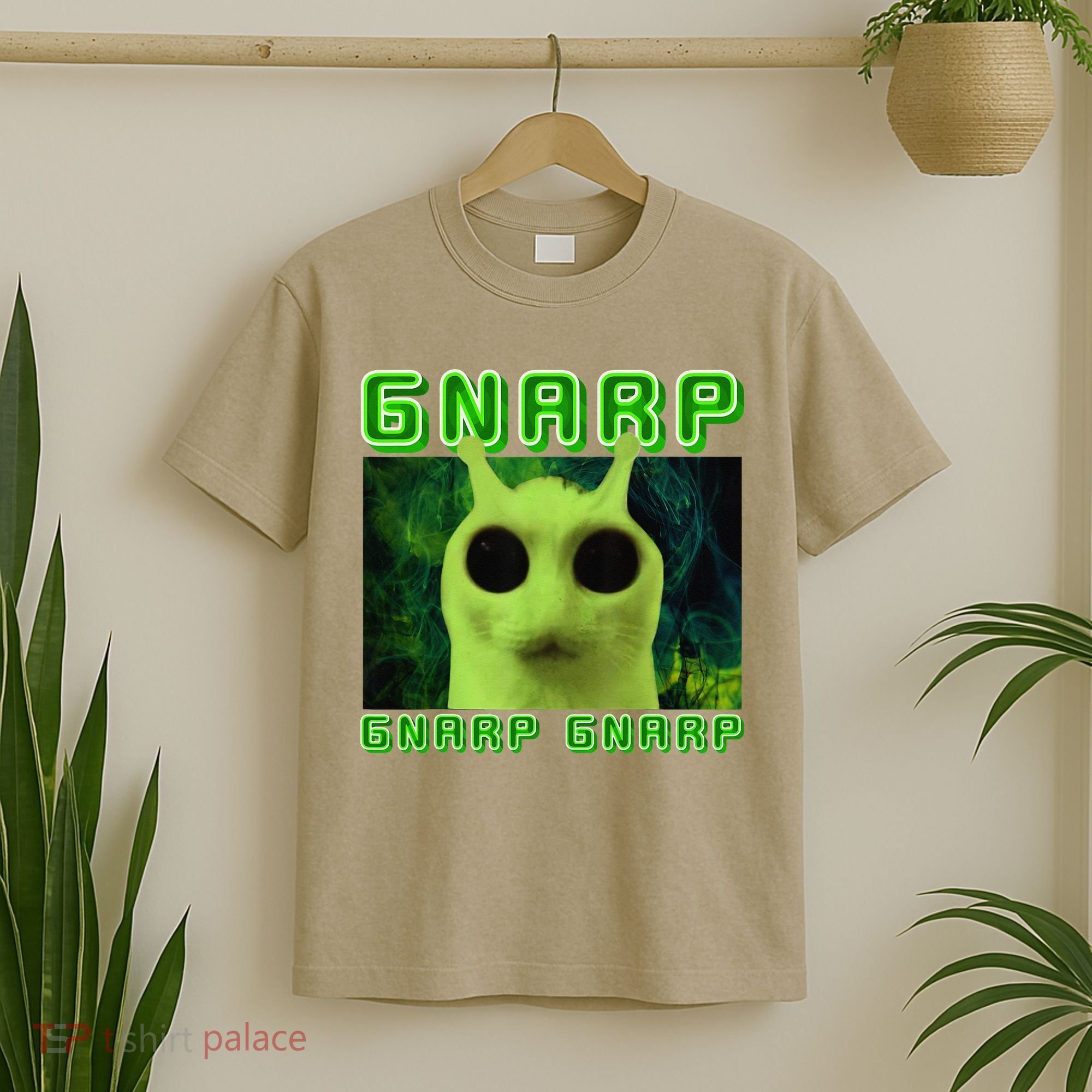 Gnarp Gnarp Cat Silly Alien Meme Cat Meme Brainrot Memes T-Shirt