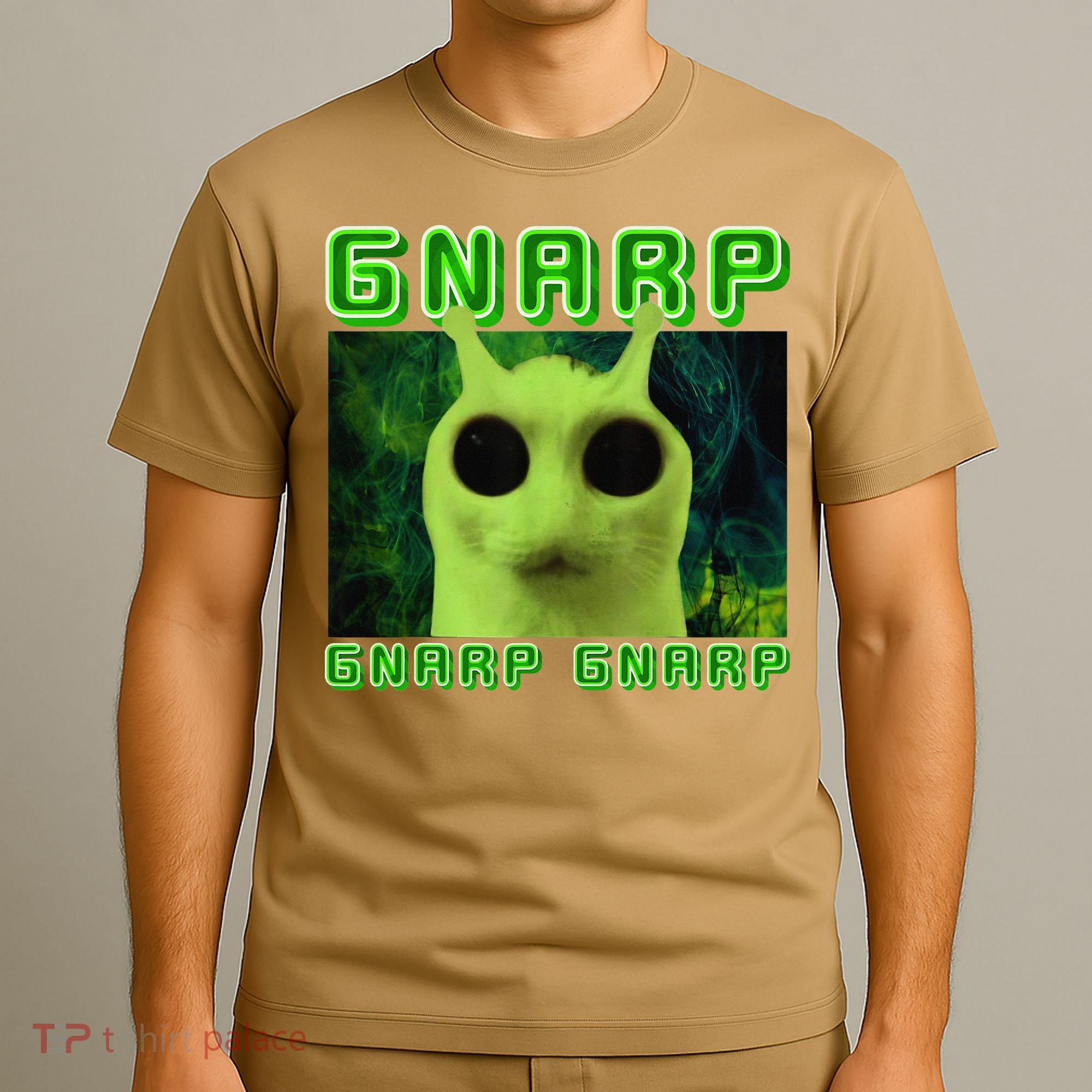 Gnarp Gnarp Cat Silly Alien Meme Cat Meme Brainrot Memes T-Shirt