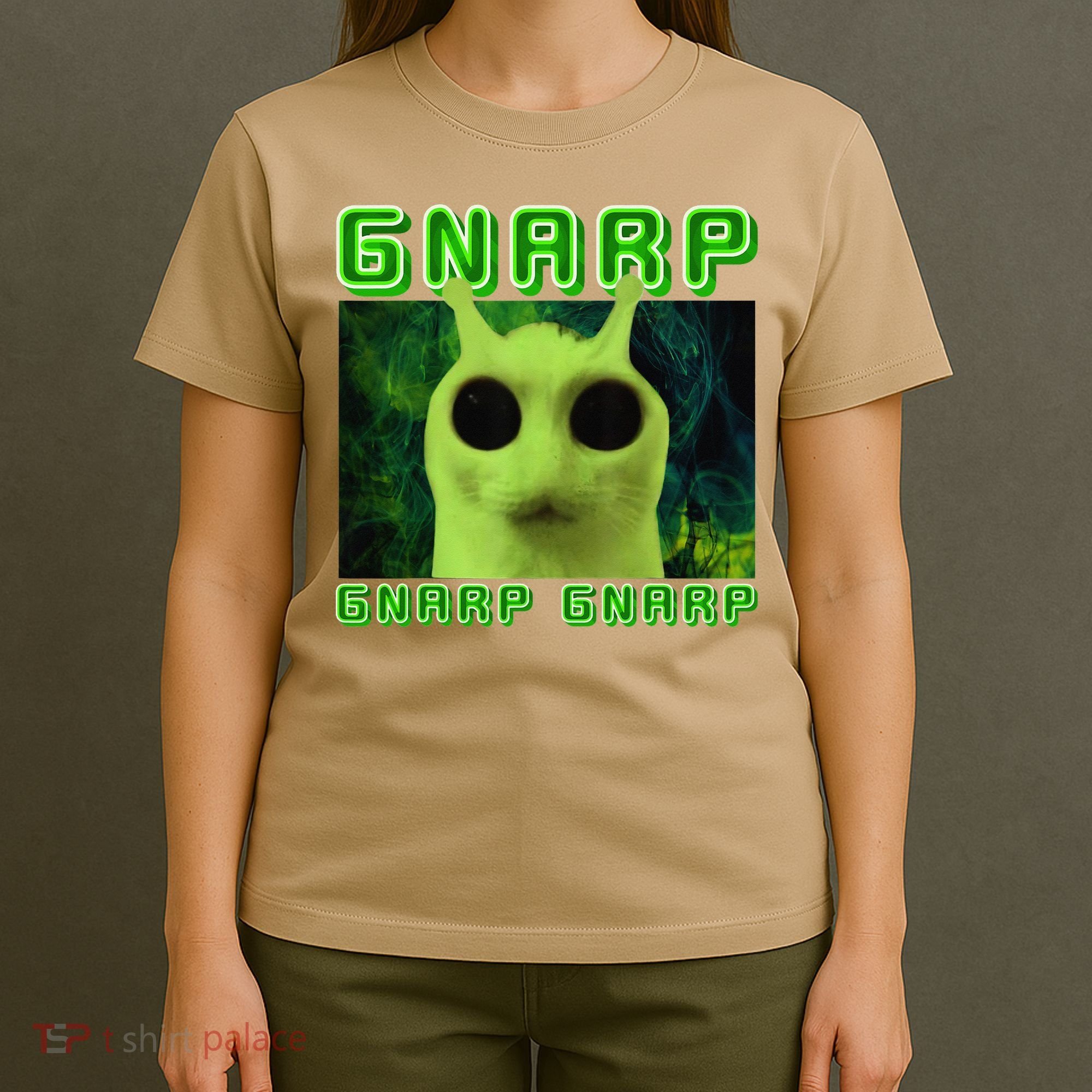 Gnarp Gnarp Cat Silly Alien Meme Cat Meme Brainrot Memes T-Shirt