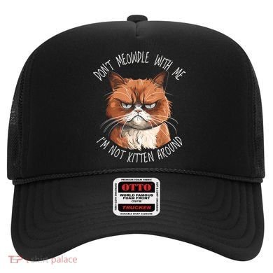 Grumpy Ginger Cat DonT Meowdl With Me IM Not Kitten Around Hat