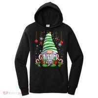 Gamer Gnome Christmas Pajamas Matching Family Group Women's Hoodie thumb 0