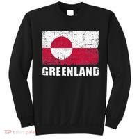 Greenland Grunge Country Flag Sweatshirt thumb 0