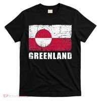 Greenland Grunge Country Flag T-Shirt thumb 0