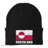 Greenland Grunge Country Flag Beanie thumb 0