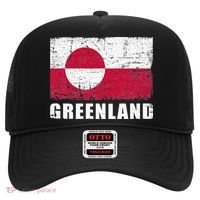 Greenland Grunge Country Flag Hat thumb 0