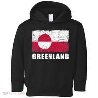 Greenland Grunge Country Flag Toddler Hoodie thumb 0