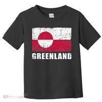 Greenland Grunge Country Flag Toddler T-Shirt thumb 0