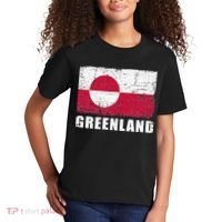 Greenland Grunge Country Flag Kids T-Shirt thumb 2