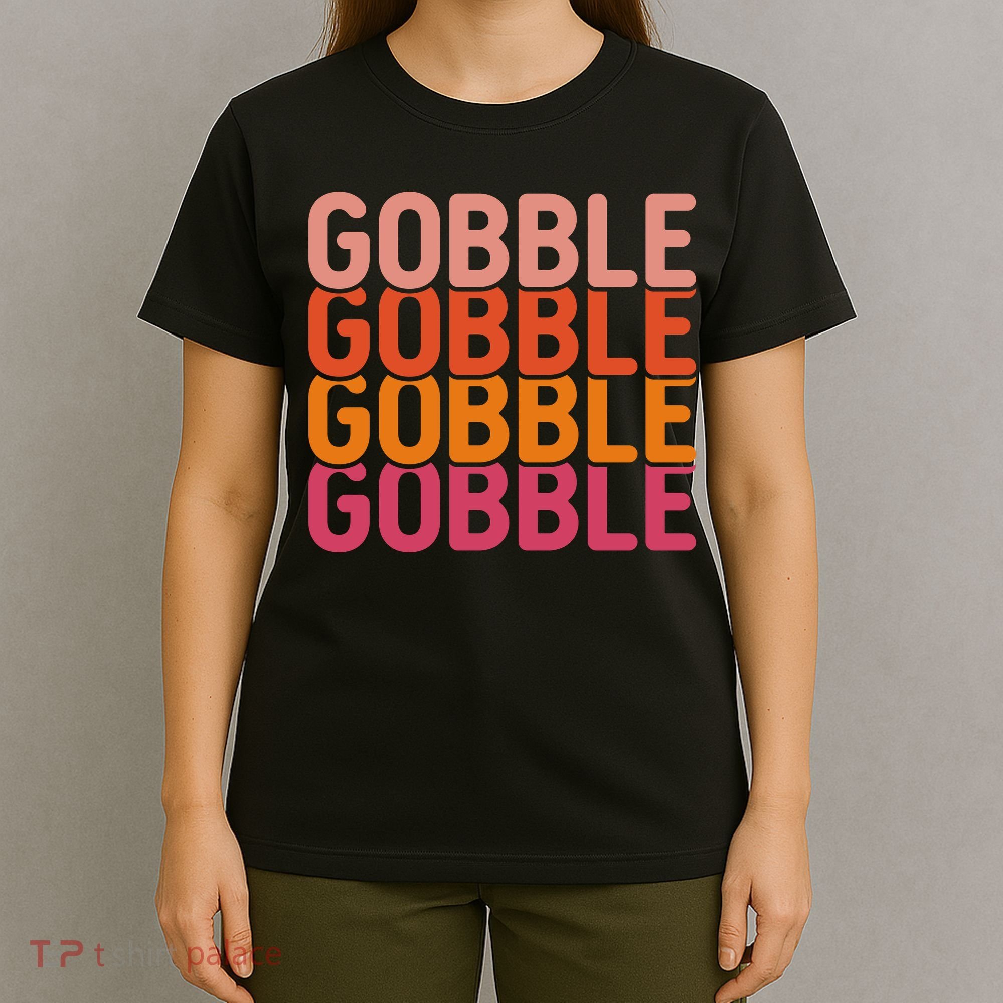 Gobble Gobble Cute Thanksgiving Vintage T-Shirt