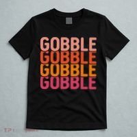 Gobble Gobble Cute Thanksgiving Vintage T-Shirt thumb 5
