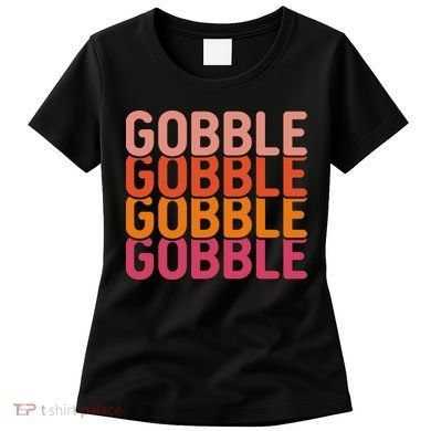 Gobble Gobble Cute Thanksgiving Vintage Women's T-Shirt