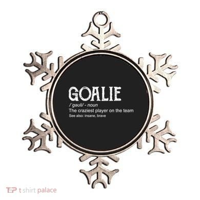 Goalie Gear Cute Gift Goalkeeper Definition Cool Gift Funny Gift Ornament