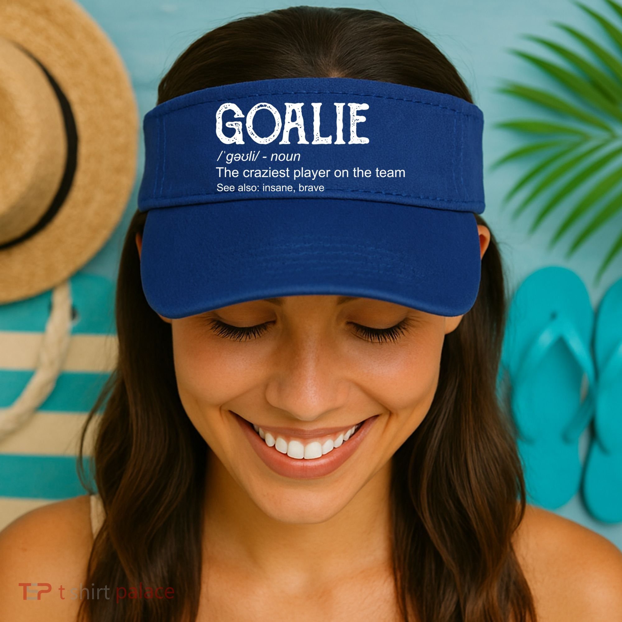 Goalie Gear Cute Gift Goalkeeper Definition Cool Gift Funny Gift Visor