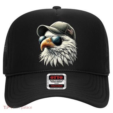  Great Gift Cool Face Eagle With Sunglasses Usa Bald Eagle Flying Bird Hat