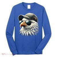  Great Gift Cool Face Eagle With Sunglasses Usa Bald Eagle Flying Bird Long Sleeve Shirt thumb 0