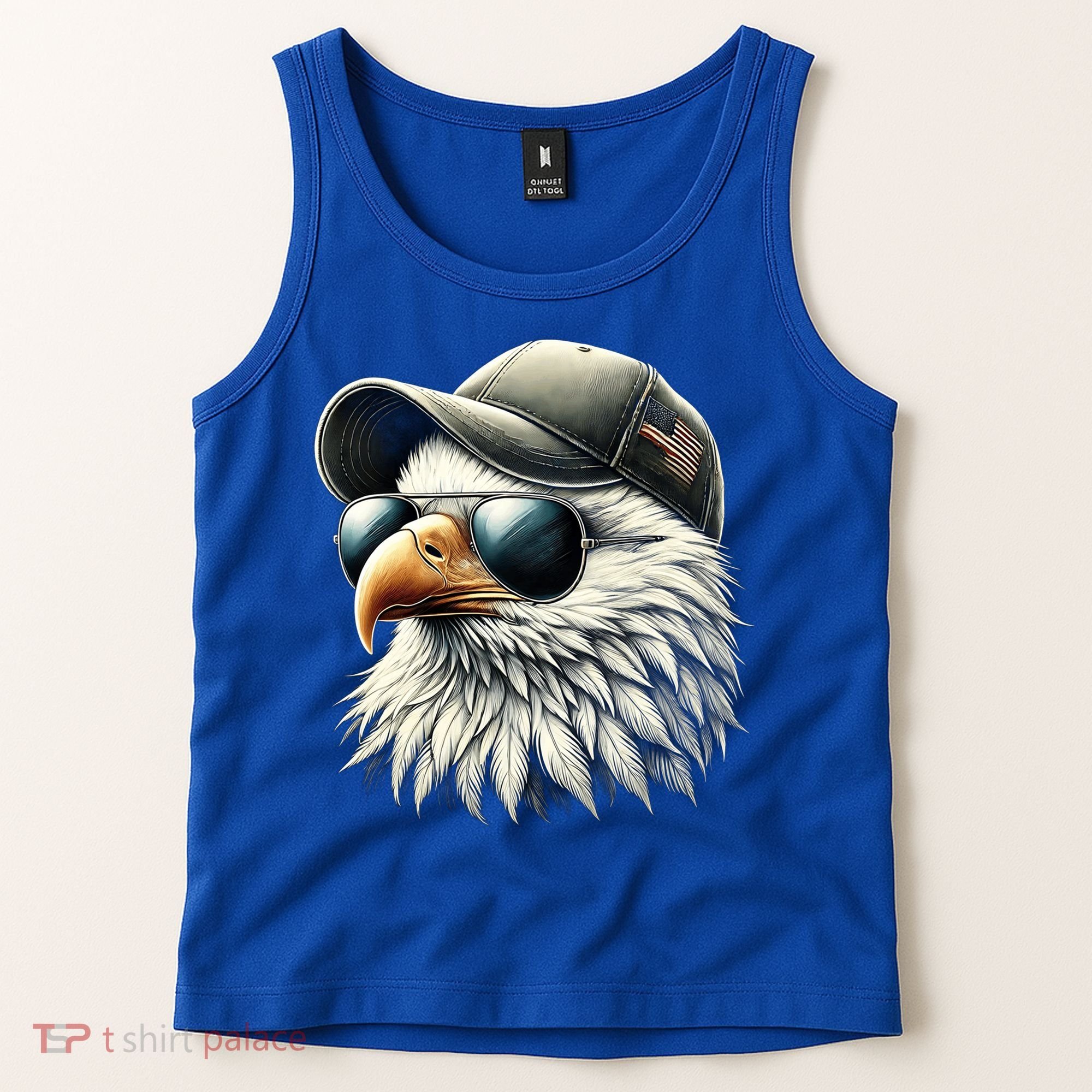  Great Gift Cool Face Eagle With Sunglasses Usa Bald Eagle Flying Bird Tank Top