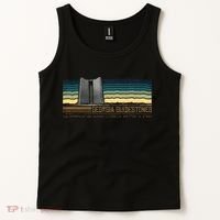 Georgia Guidestones Depopulation Written In Stone Retro Tank Top thumb 2