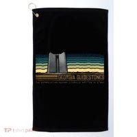 Georgia Guidestones Depopulation Written In Stone Retro Golf Towel thumb 0