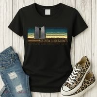 Georgia Guidestones Depopulation Written In Stone Retro Women's T-Shirt thumb 3