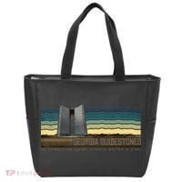 Georgia Guidestones Depopulation Written In Stone Retro Tote Bag thumb 0
