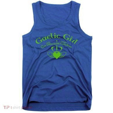 Gaelic Gra Dilseacht Cairdeas Claddagh Gift Tank Top