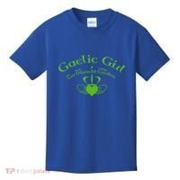 Gaelic Gra Dilseacht Cairdeas Claddagh Gift Kids T-Shirt thumb 0