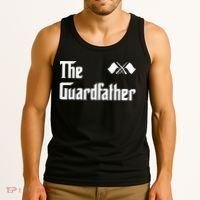 Guardfather Guard Dad Army & Military Tank Top thumb 3