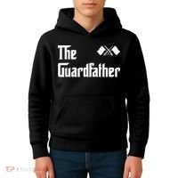Guardfather Guard Dad Army & Military Kids Hoodie thumb 4