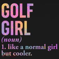 Golf Girl Definition Coaster thumb 2
