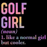 Golf Girl Definition Baby Bodysuit thumb 2