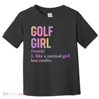Golf Girl Definition Toddler T-Shirt thumb 0