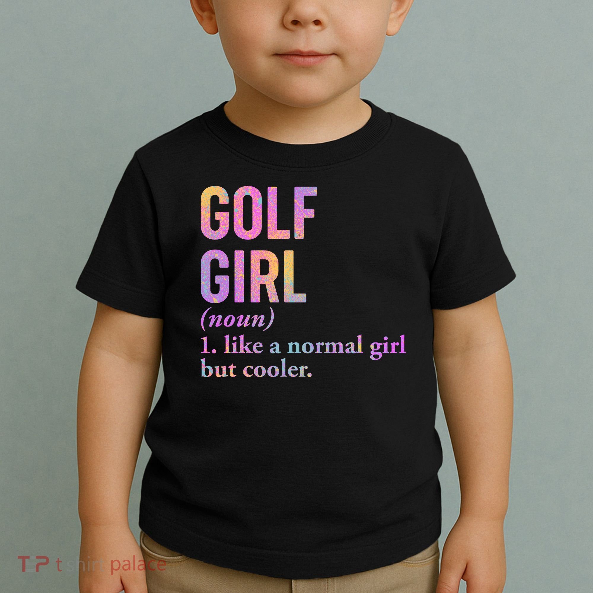 Golf Girl Definition Toddler T-Shirt