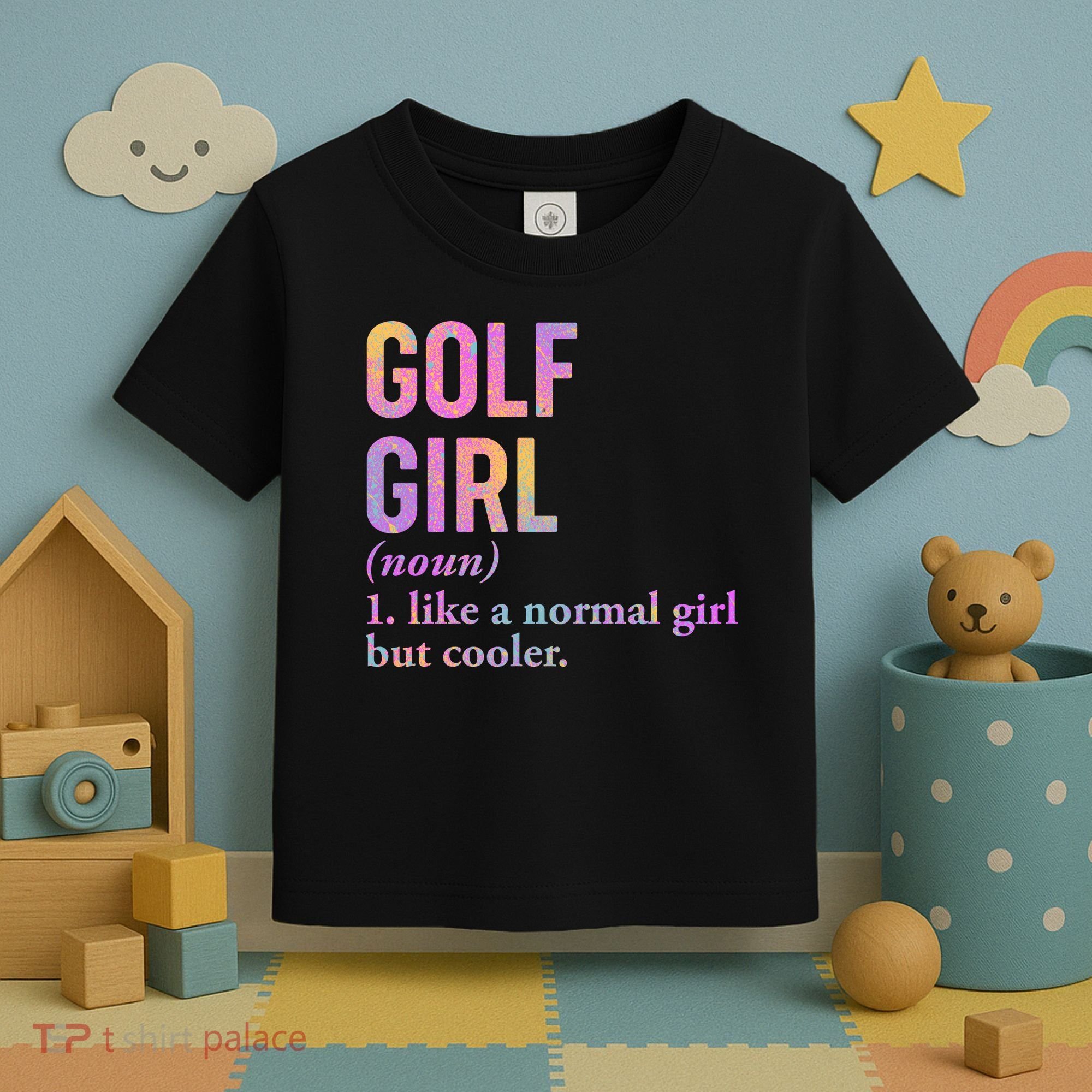 Golf Girl Definition Toddler T-Shirt