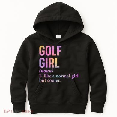 Golf Girl Definition Kids Hoodie