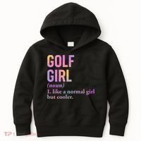 Golf Girl Definition Kids Hoodie thumb 0