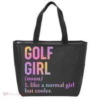 Golf Girl Definition Tote Bag thumb 0