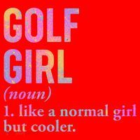 Golf Girl Definition Santa Hat thumb 1