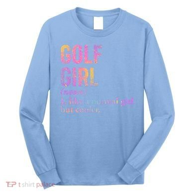 Golf Girl Definition Long Sleeve Shirt