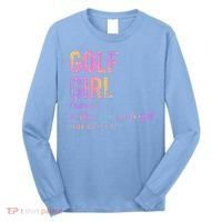 Golf Girl Definition Long Sleeve Shirt thumb 0