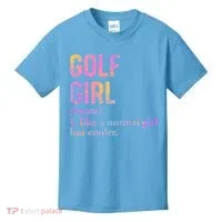 Golf Girl Definition Kids T-Shirt thumb 0