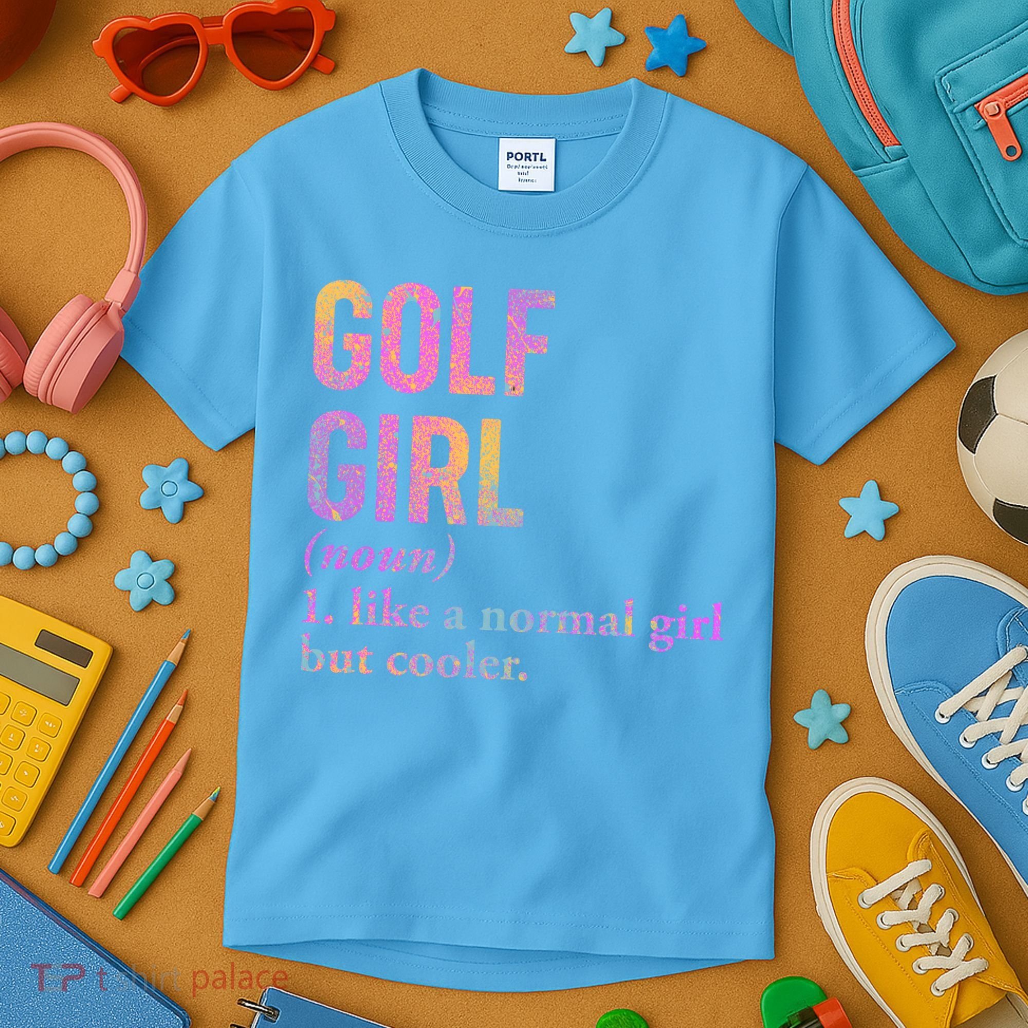 Golf Girl Definition Kids T-Shirt
