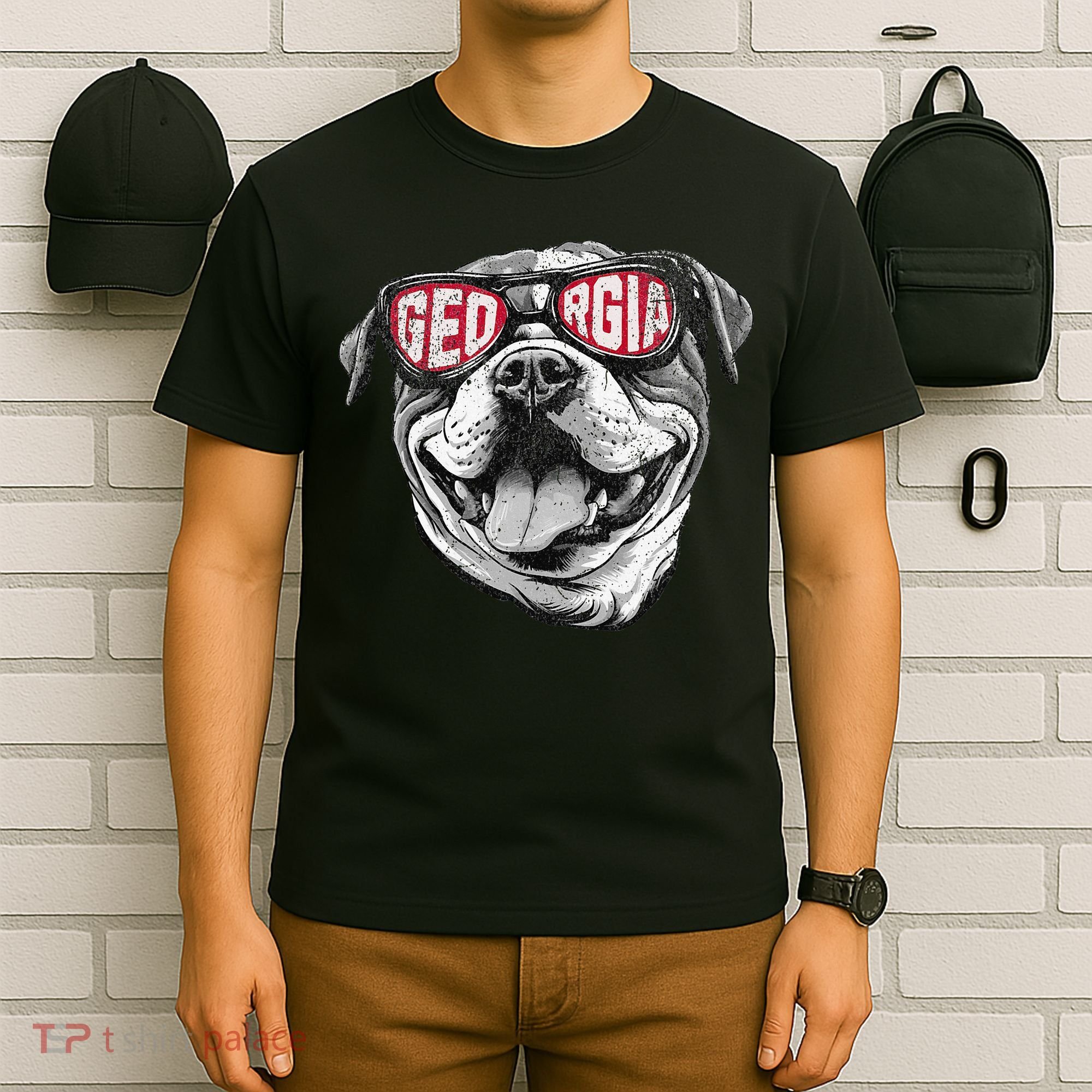 Ga Georgia Dog Sport Lovers T-Shirt