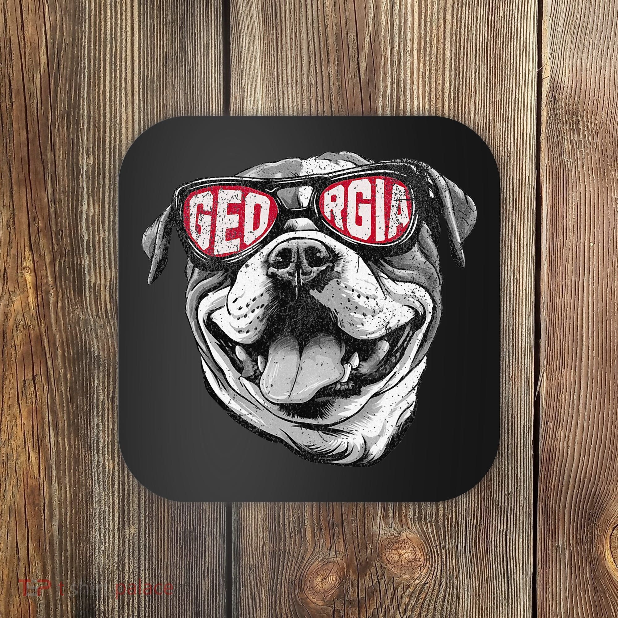 Ga Georgia Dog Sport Lovers Coaster