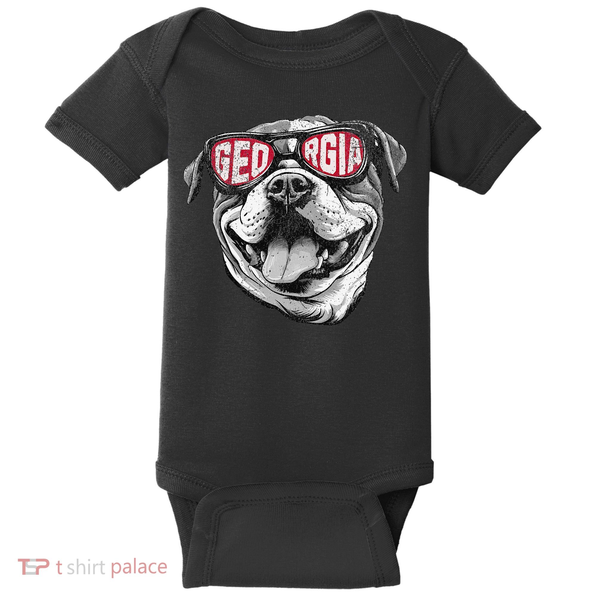 Ga Georgia Dog Sport Lovers Baby Bodysuit