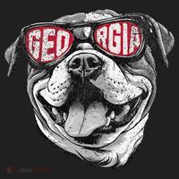 Ga Georgia Dog Sport Lovers Hat thumb 2