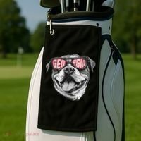 Ga Georgia Dog Sport Lovers Golf Towel thumb 2