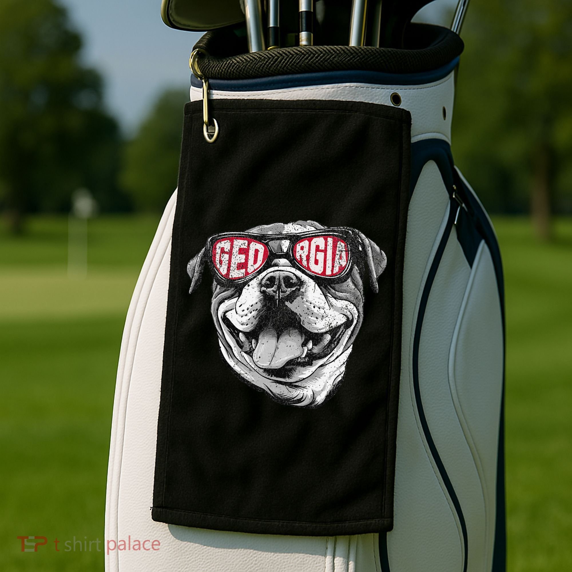 Ga Georgia Dog Sport Lovers Golf Towel
